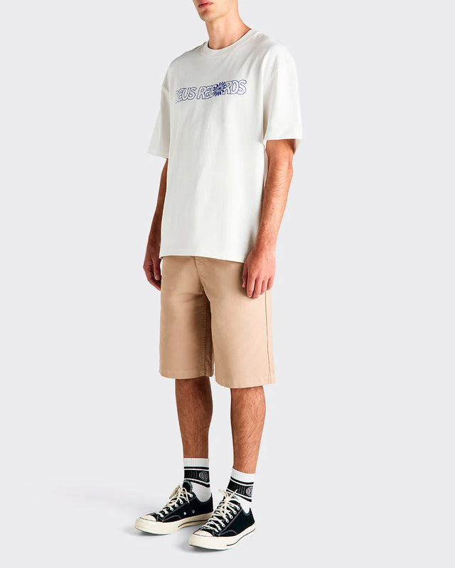 Camiseta Oversized Big World - Off White