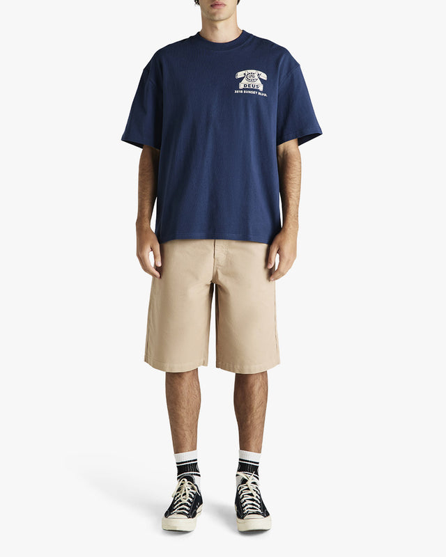 Camiseta Oversized Dial Tone - Marinho