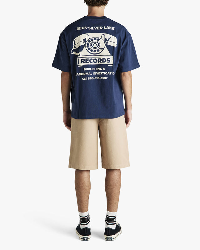 Camiseta Oversized Dial Tone - Marinho