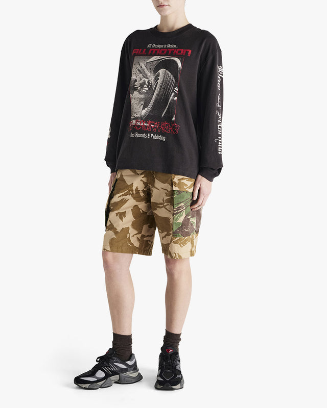 Camiseta Oversized Manga Longa Dacing Ghost - Chumbo