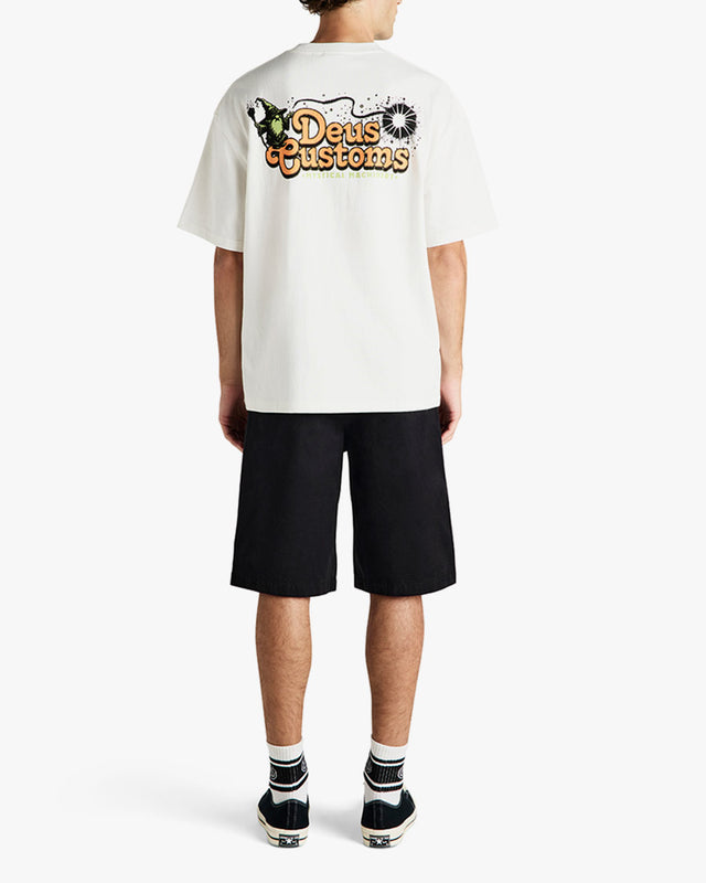 Camiseta Oversized Mystical Machine - Off White