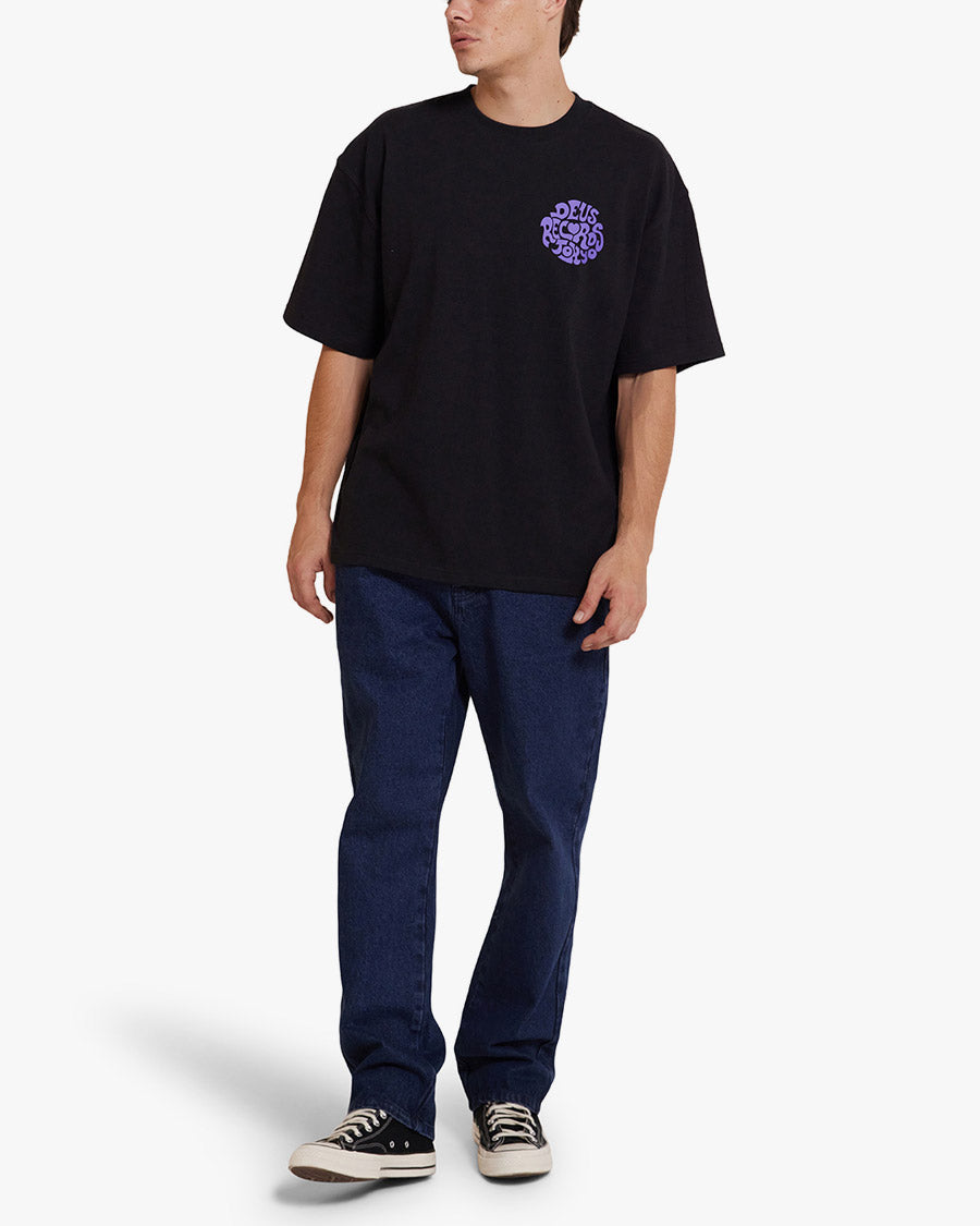 Camiseta Records Oversized Paradigm - Preta – Deus Ex Machina Brasil