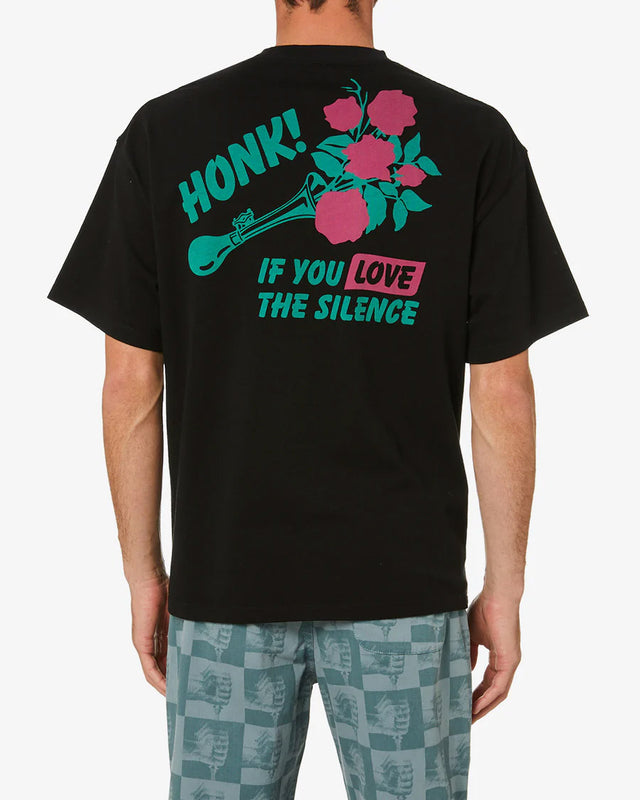 Camiseta Oversized Posy - Chumbo
