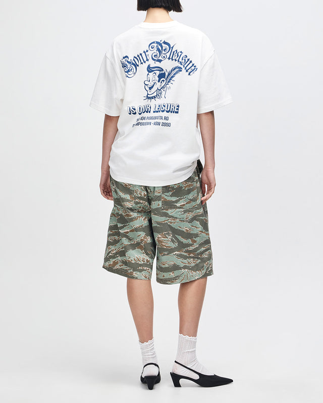 Camiseta Oversized Ruff And Smooth - Off White
