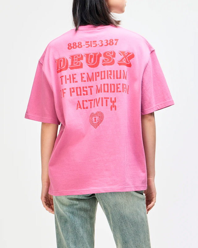 Camiseta Oversized Upstairs - Rosa