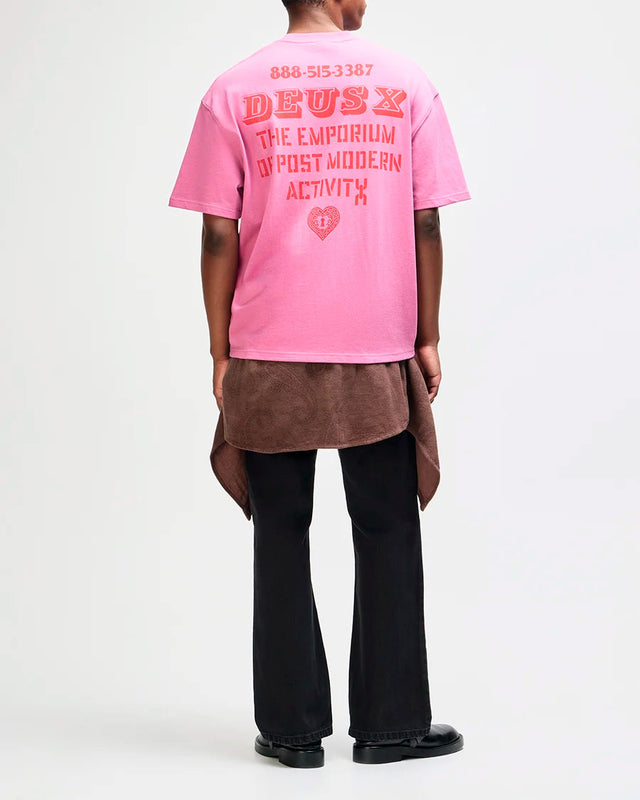 Camiseta Oversized Upstairs - Rosa