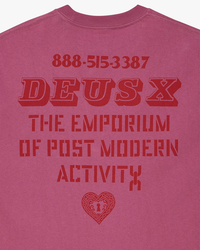 Camiseta Oversized Upstairs - Rosa