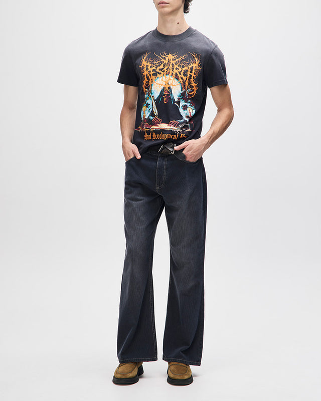 Camiseta Vintage Fit R&D - Chumbo