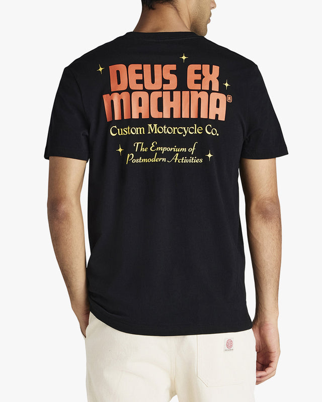 Camiseta Regular Fit Drop Down - Preta