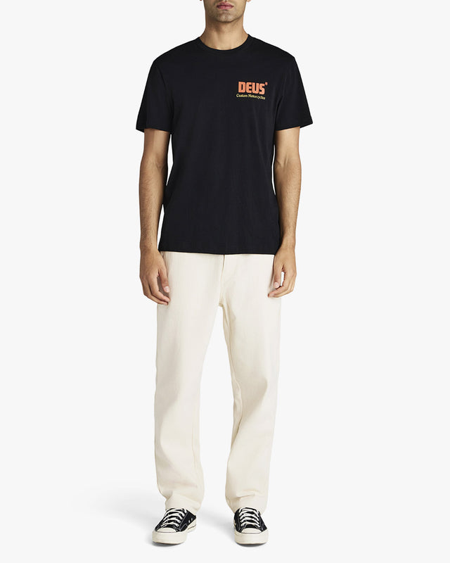 Camiseta Regular Fit Drop Down - Preta