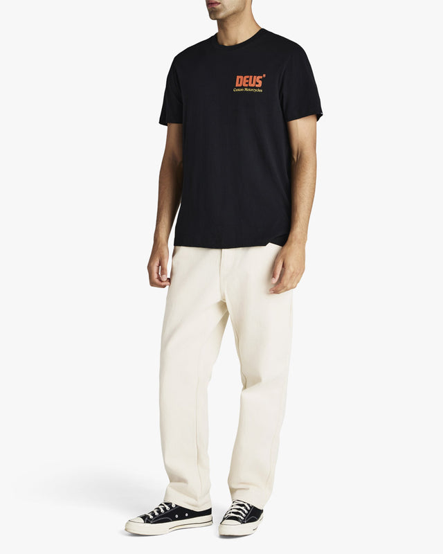 Camiseta Regular Fit Drop Down - Preta