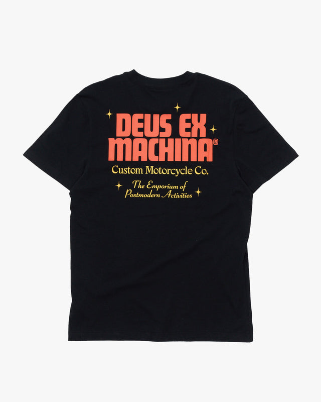 Camiseta Regular Fit Drop Down - Preta