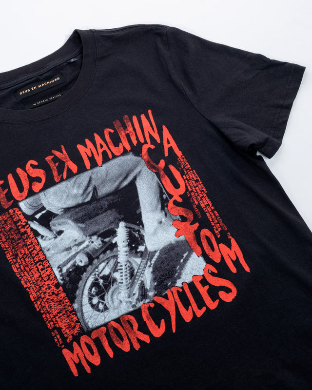 Camiseta Regular Fit Ephemera - Preta