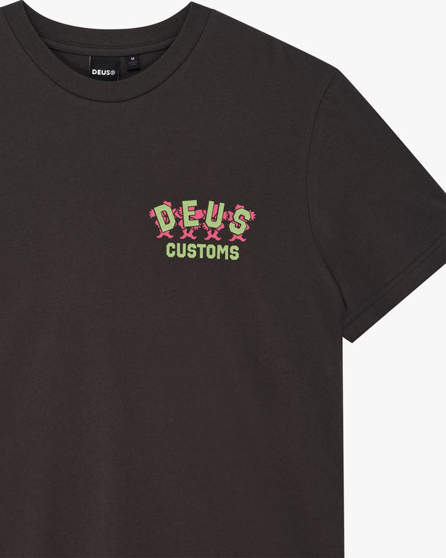 Camiseta Regular Fit Fancy Pansy - Chumbo