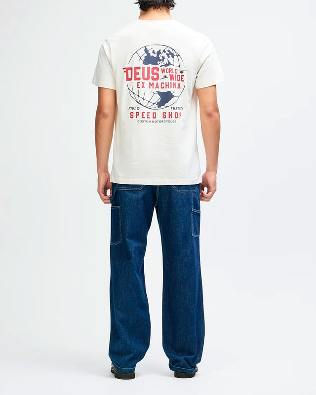 Camiseta Regular Fit Global Spark - Off White
