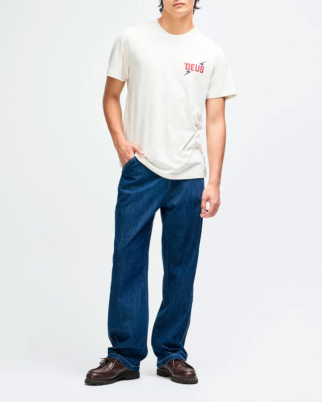 Camiseta Regular Fit Global Spark - Off White