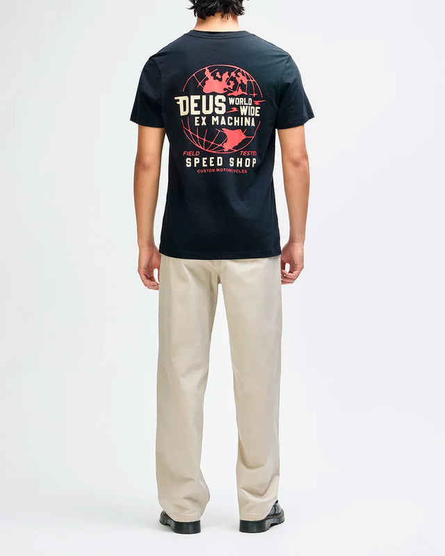 Camiseta Regular Fit Global Spark - Preta