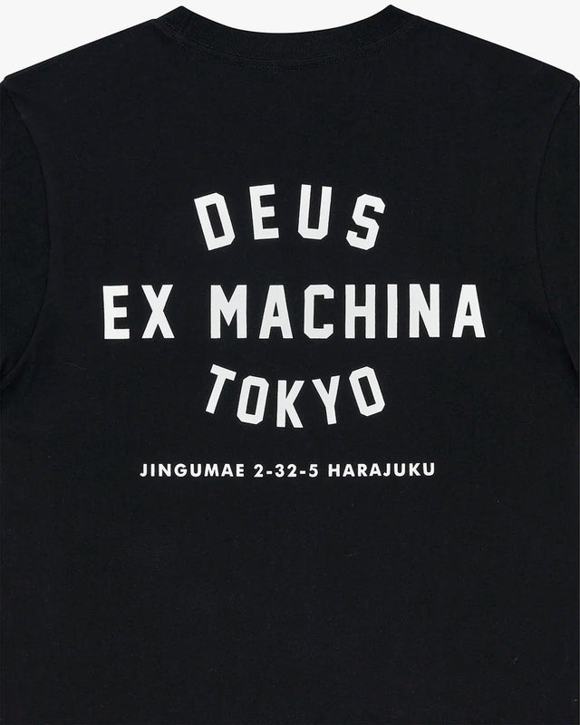 Camiseta Regular Fit Harajuku Helmet - Preta