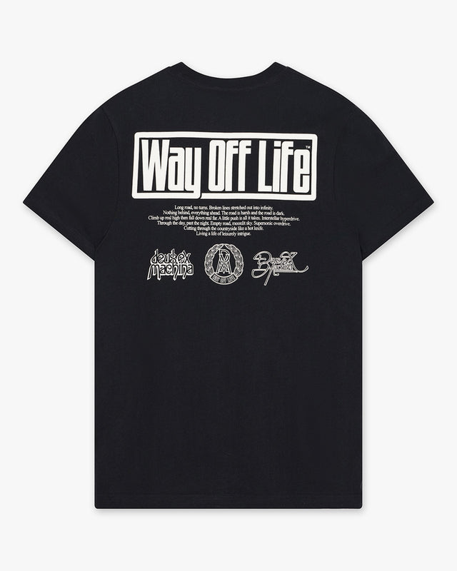 Camiseta Regular Fit Hyperdrive - Preta