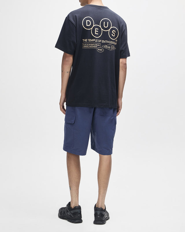 Camiseta Regular Fit Mechanism - Preta