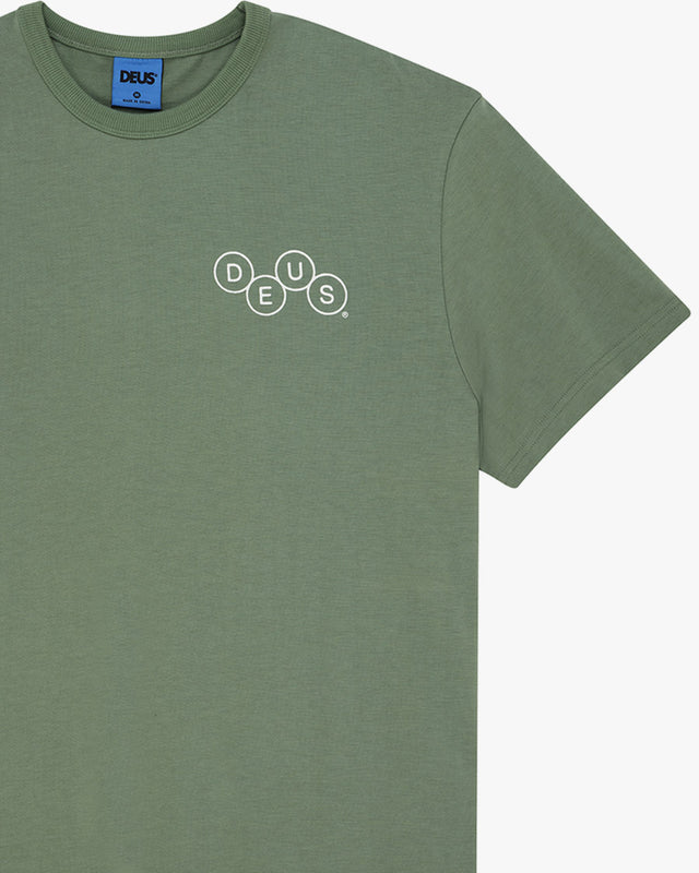 Camiseta Regular Fit Mechanism - Verde Claro