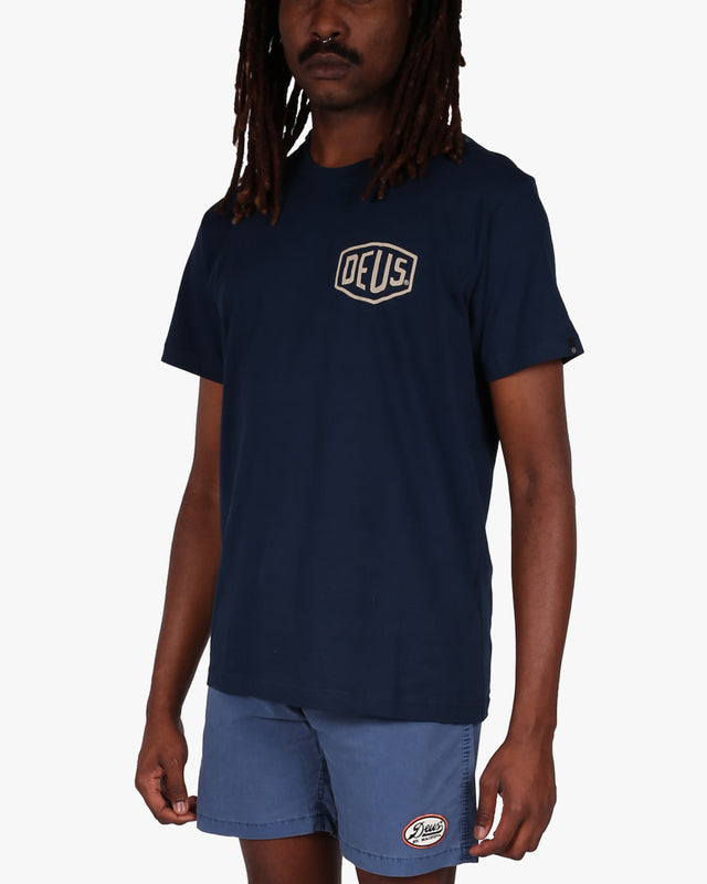 Camiseta Classics Regular Fit São Paulo Motorcycle - Marinho