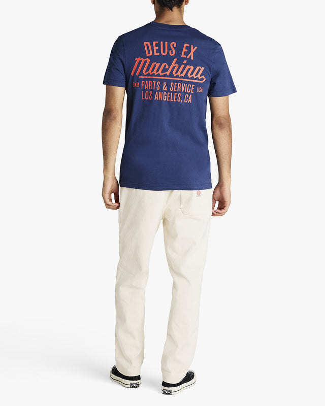 Camiseta Regular Fit Overbite - Azul