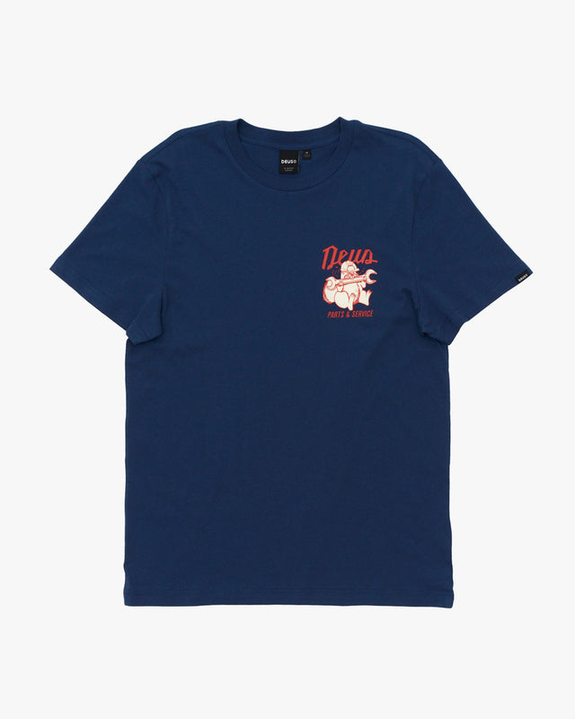 Camiseta Regular Fit Overbite - Azul