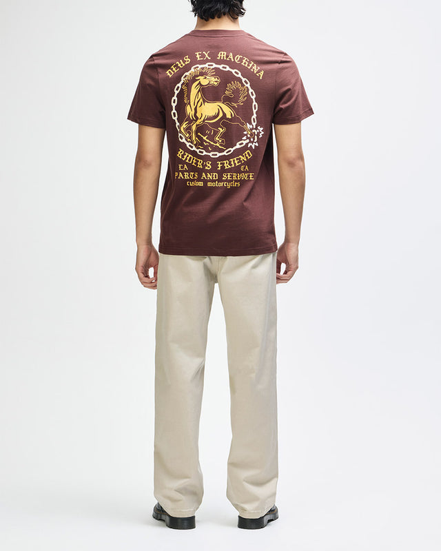 Camiseta Regular Fit Unchained - Marrom