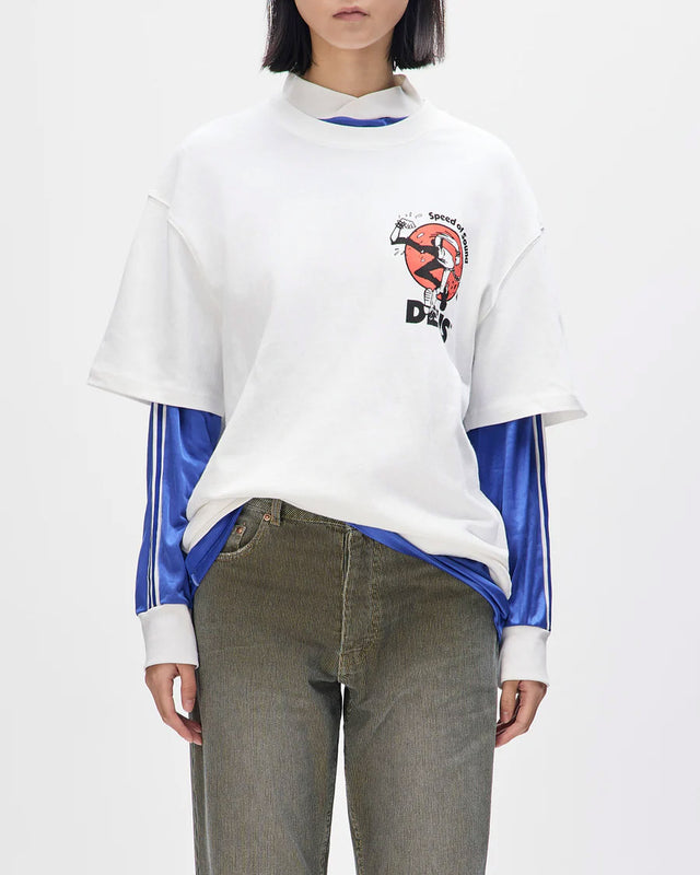 Camiseta Oversized Roughneck - Off White