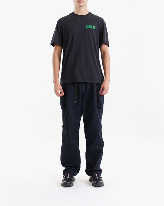 Camiseta Box Fit Heavy Leisure São Paulo Surf Address - Preta
