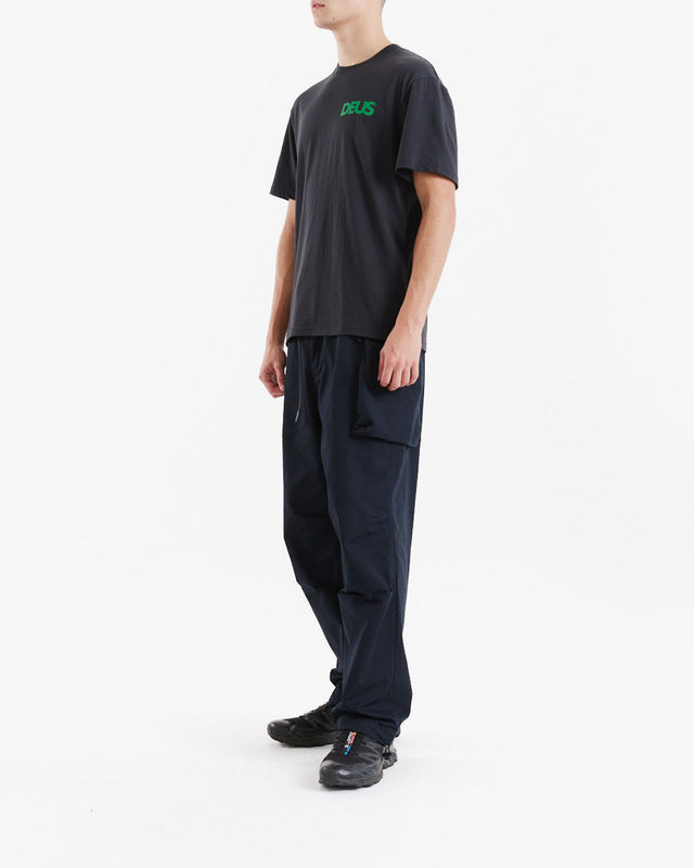 Camiseta Box Fit Heavy Leisure São Paulo Surf Address - Preta