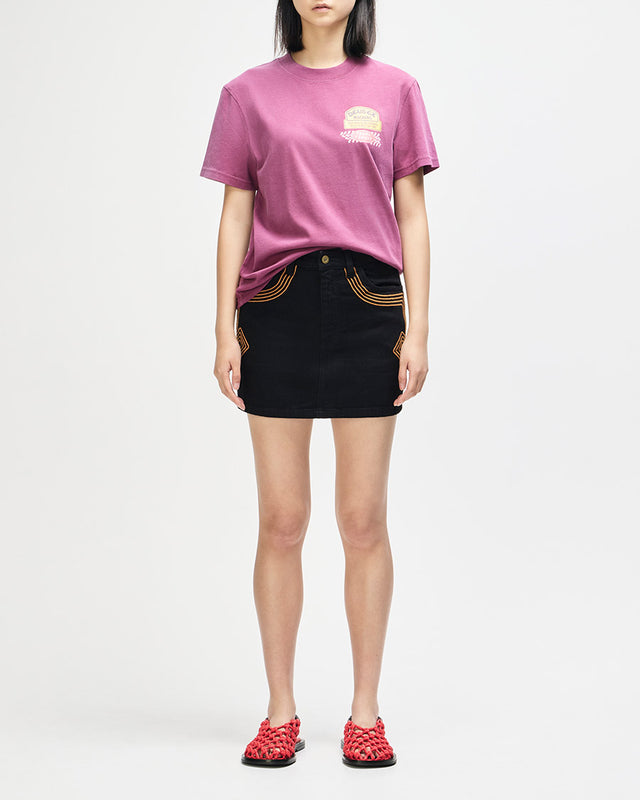 Camiseta Slim Fit Daphne - Bordô