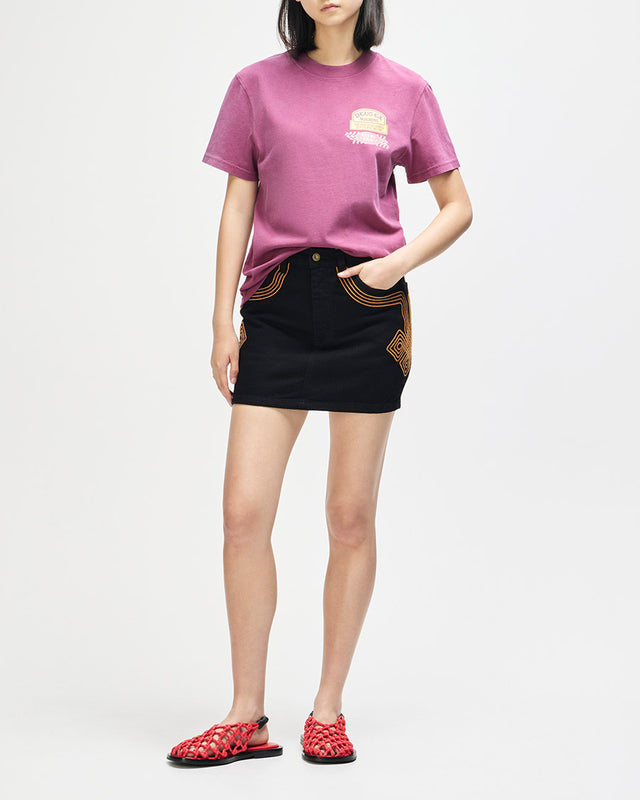 Camiseta Slim Fit Daphne - Bordô