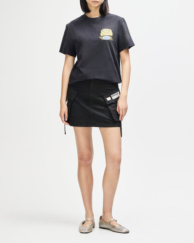 Camiseta Slim Fit Daphne - Chumbo