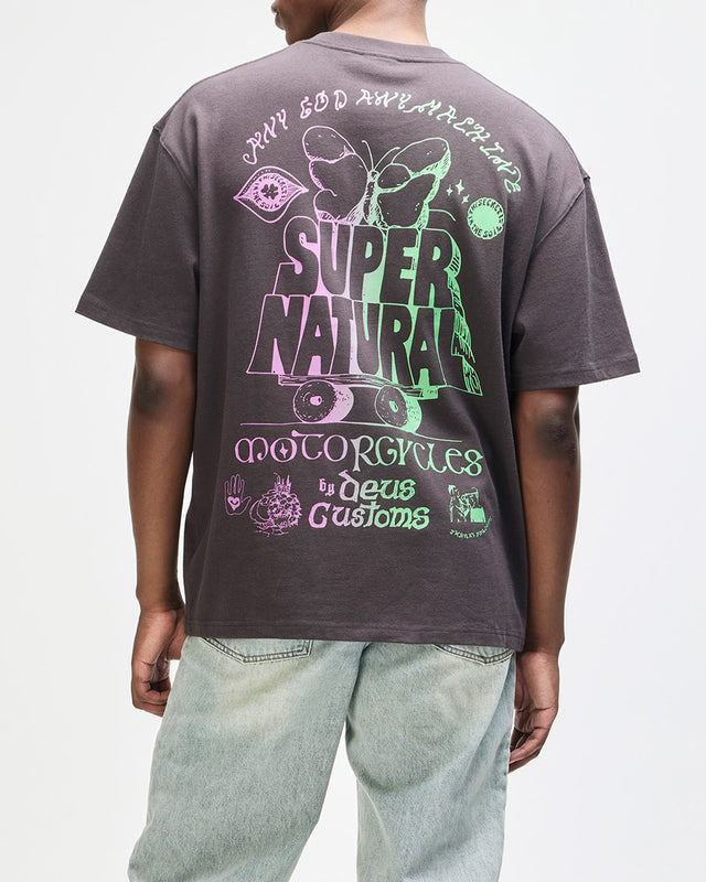 Camiseta  Oversized Temple Torque - Chumbo