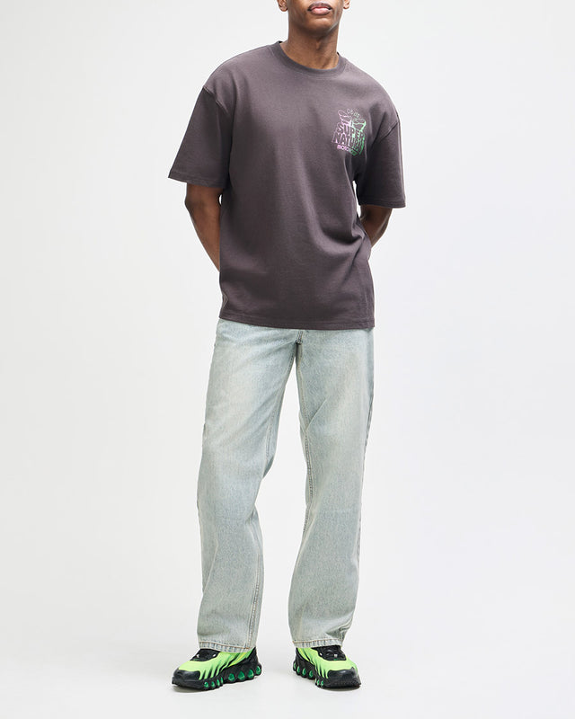 Camiseta  Oversized Temple Torque - Chumbo