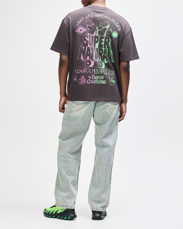 Camiseta  Oversized Temple Torque - Chumbo