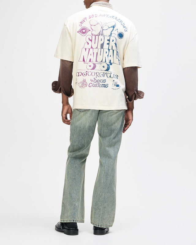 Camiseta Oversized Temple Torque - Off White