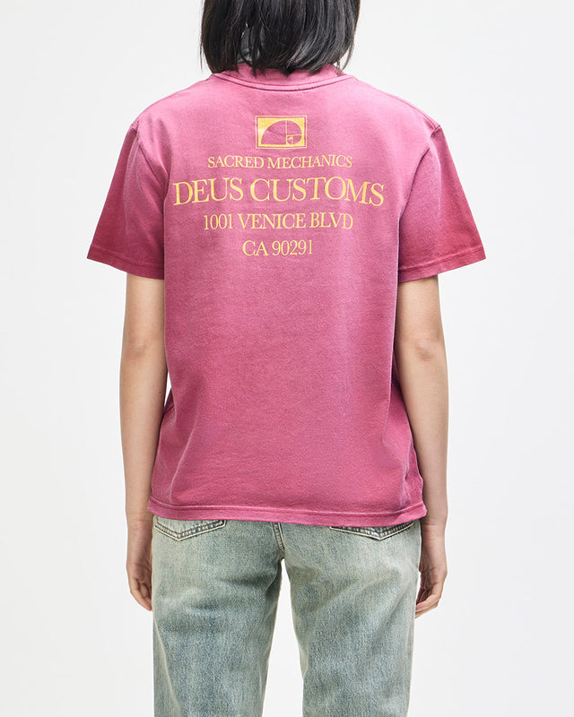 Camiseta Vintage Fit Perfect Ratio - Bordô