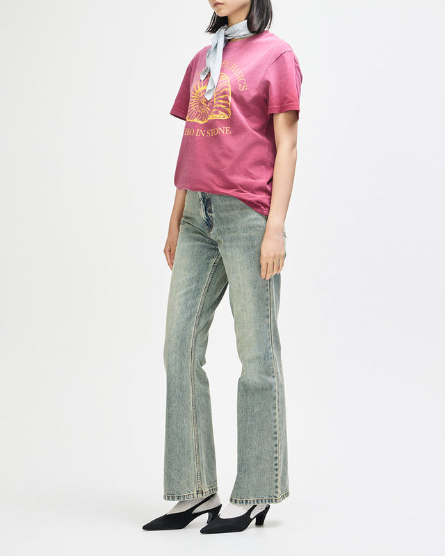 Camiseta Vintage Fit Perfect Ratio - Bordô
