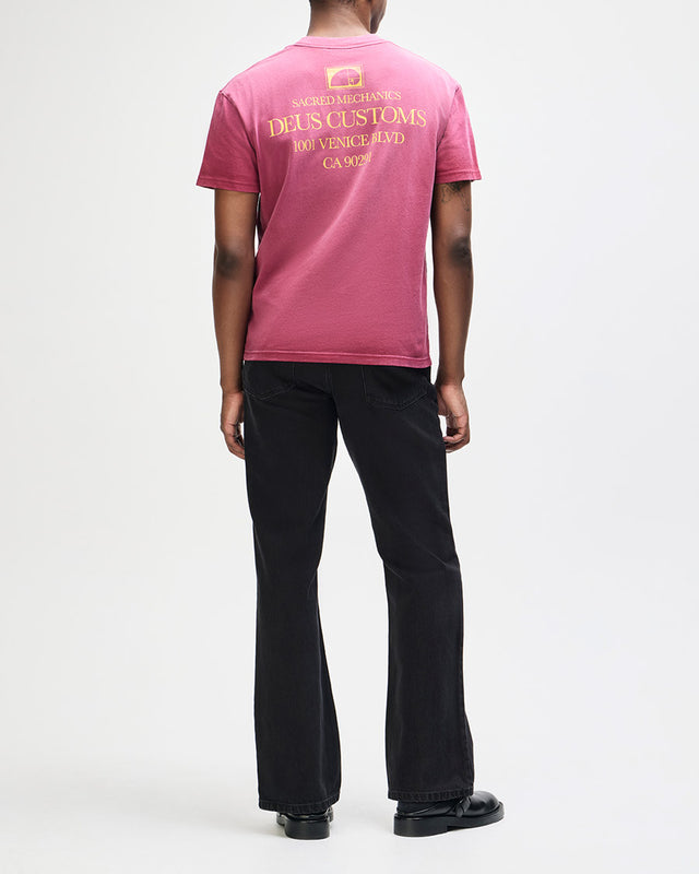 Camiseta Vintage Fit Perfect Ratio - Bordô