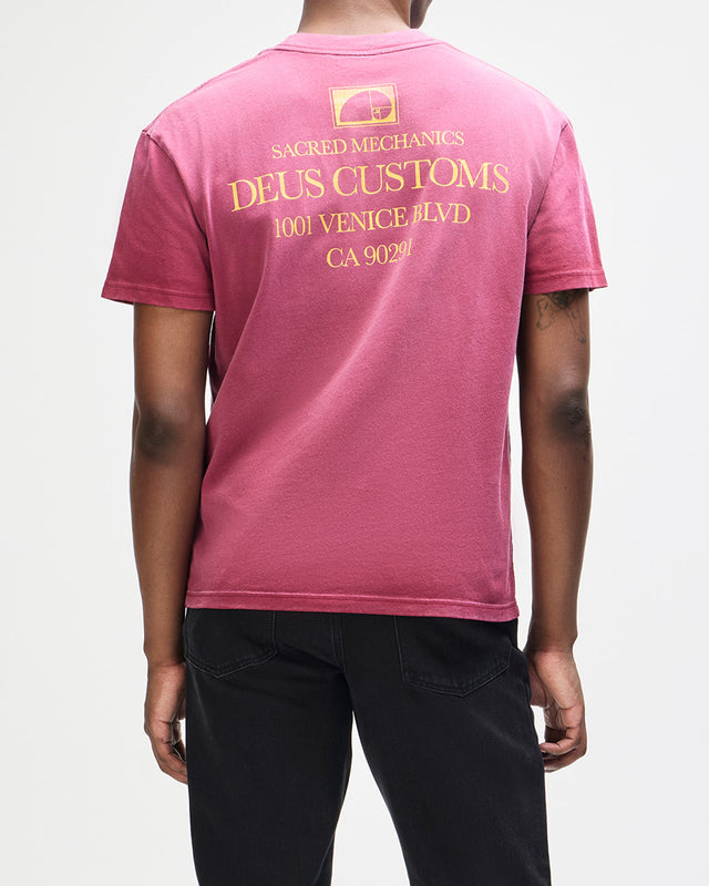 Camiseta Vintage Fit Perfect Ratio - Bordô