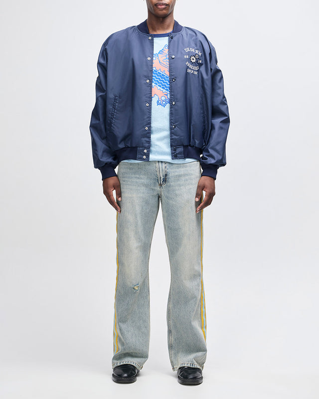 Jaqueta Bomber Oversized Horsepower - Preta