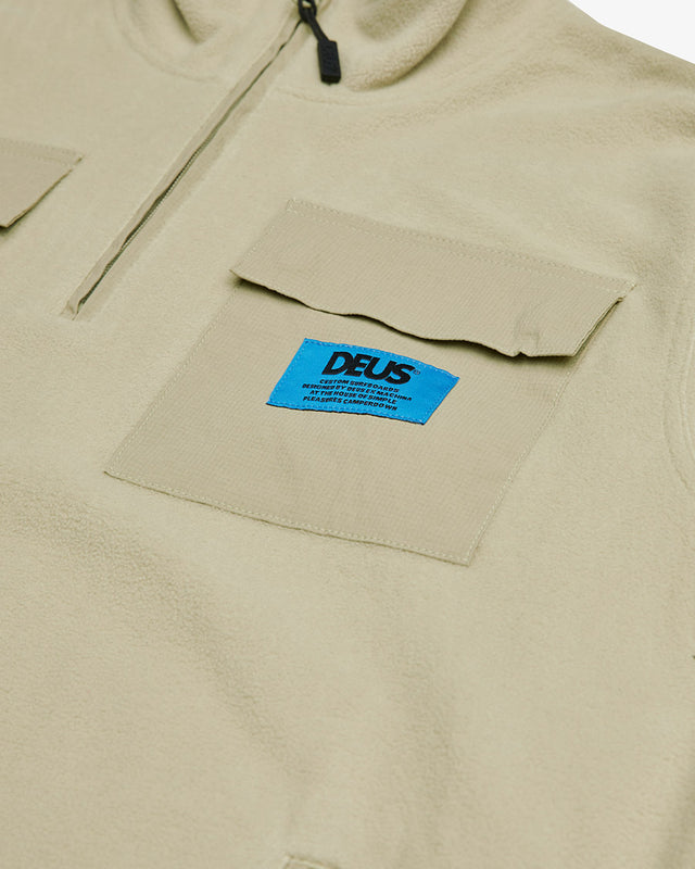 Jaqueta Heavy Leisure Section Fleece - Off White