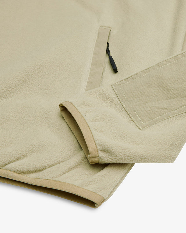 Jaqueta Heavy Leisure Section Fleece - Off White