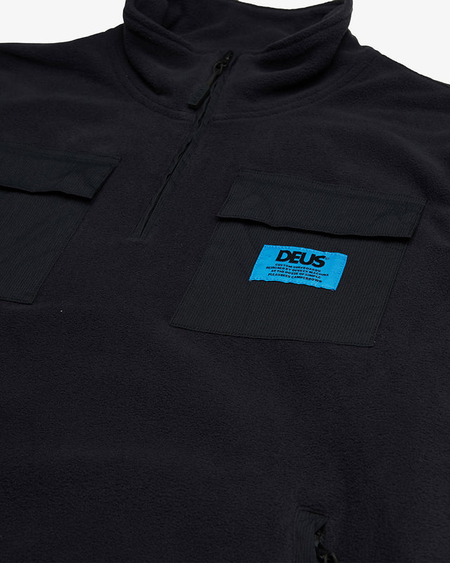 Jaqueta Heavy Leisure Section Fleece - Preta