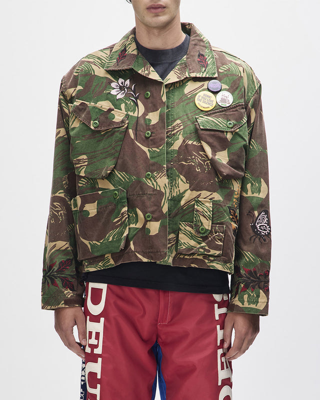 Jaqueta Oversized Ahimsa - Camuflado