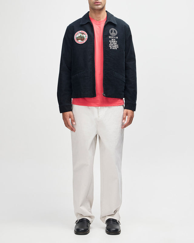 Jaqueta Regular Fit Fugazi Souvenir - Preta