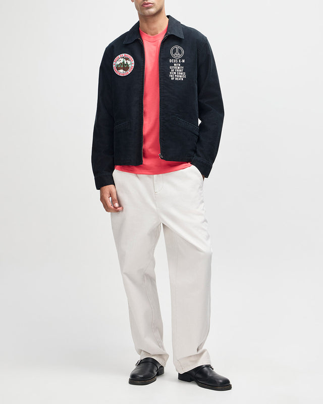 Jaqueta Regular Fit Fugazi Souvenir - Preta